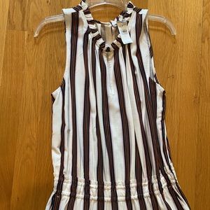 NWT Ann Taylor Loft striped jumpsuit size M